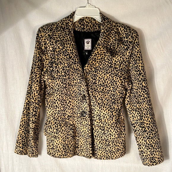 La Maison de la Fausse Fourrure Blazer Size Medium - Picture 1 of 11